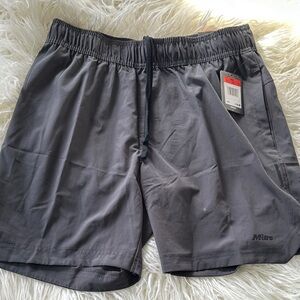 Mitre Different League men’s shorts - 7” inseam NWT gray medium